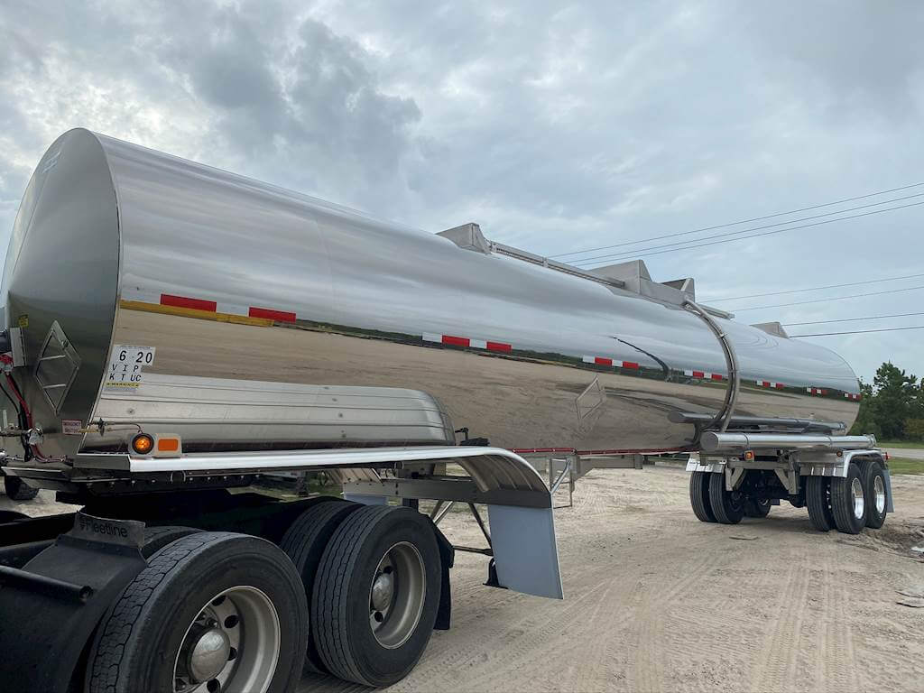 2021 POLAR 7000 GALLON DOT 407 SS CHEMICAL / ACID TANK TRAILER