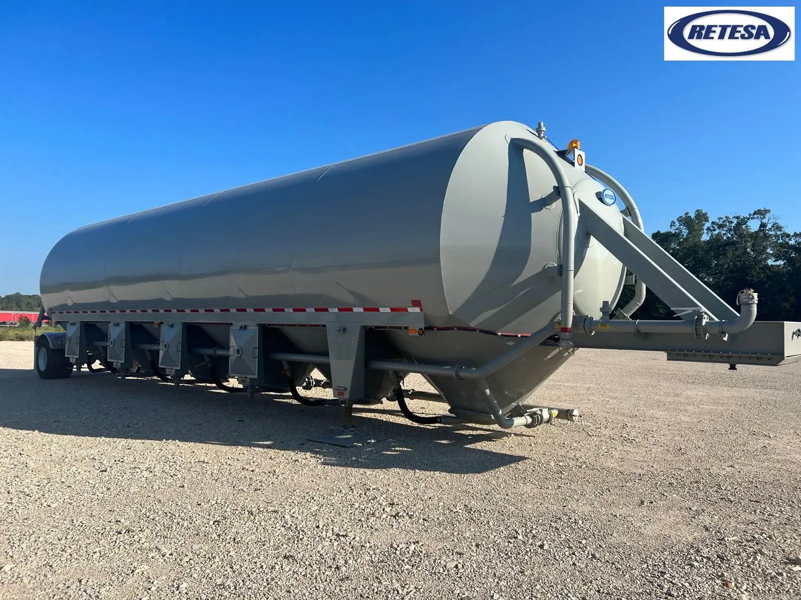 2026 Retesa 4100 CU FT Cement Storage Pig / Guppy Trailer